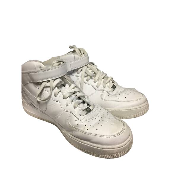 Nike Air Force 1 Mid Top 315123-111 White Basketball Sneakers SZ 13 2018 main image 4